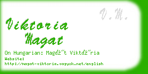 viktoria magat business card